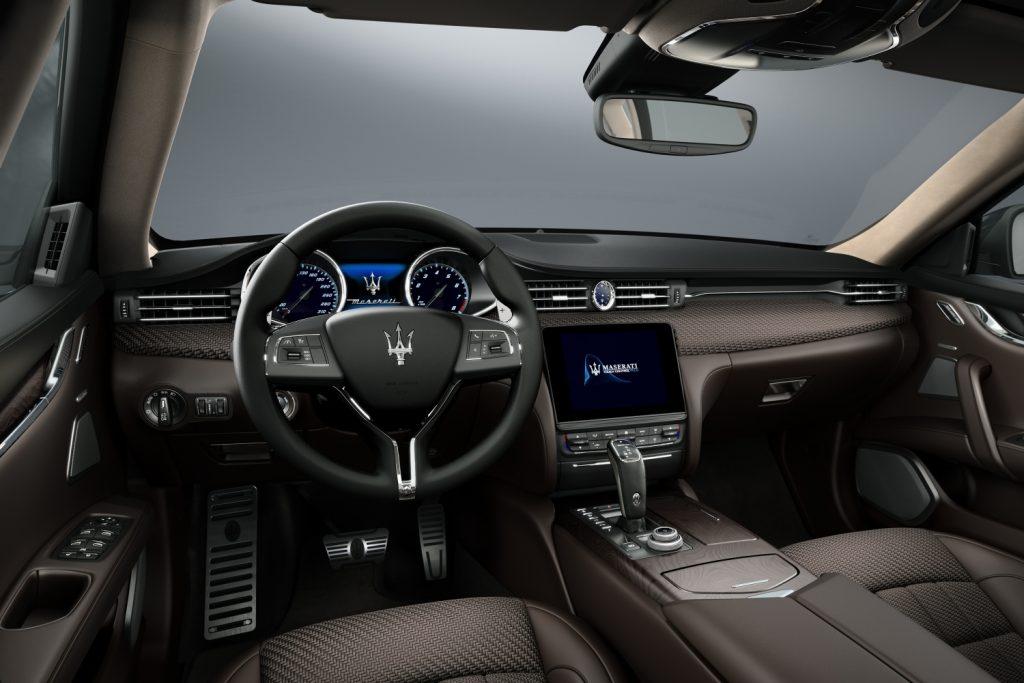Interni della Maserati Quattroporte