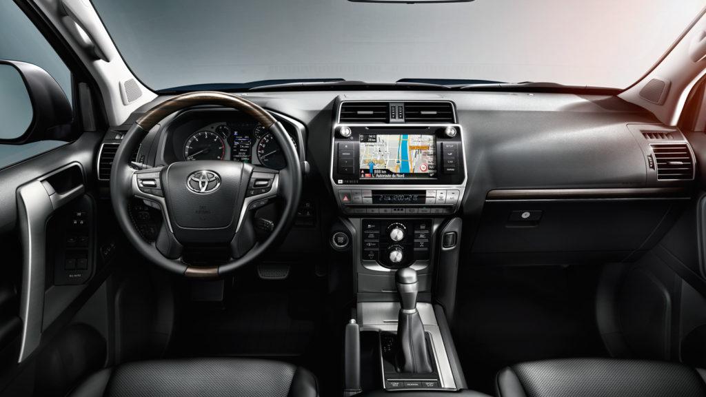Interni della Toyota Land Cruiser